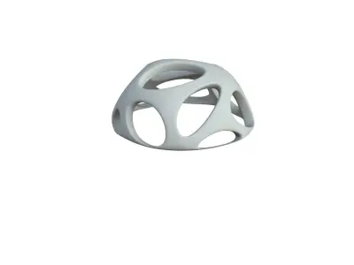 SciFi Cube Object No 53921 Low Poly Shape Low-poly 3D model