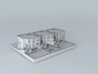 Viletta terraced Free 3D model