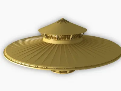 Original space craft 3D model