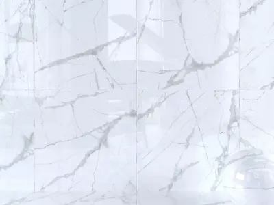 Wall Tiles Museum Glacier White 120x120 Set 1 Texture