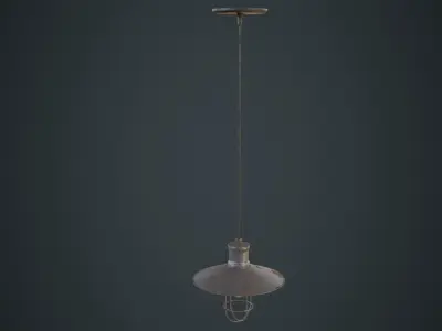 Hanging Lamp 3D Low-poly 3D model