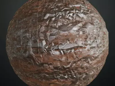Weathered Hammered Rusty Metal Plates PBR Seamless Texture