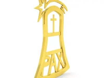 Free Xmas Music and Decoration Adeste Fideles  Free 3D model