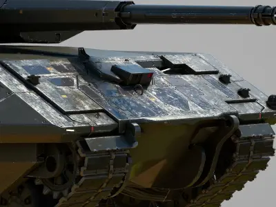 Next Gen MBT Low Poly Game Ready  Low-poly 3D model