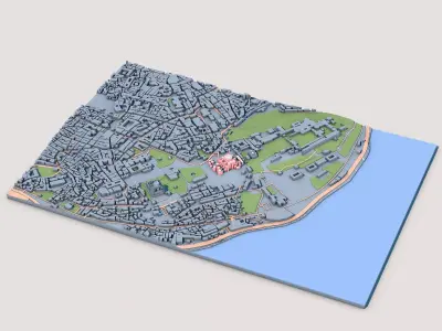 Hagia Sophia Grand Mosque in Istanbul Turkey  3D model