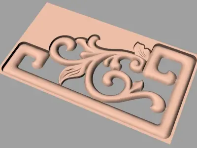 CNC 3D relief design STL format file used for artcam aspire E730 3D model