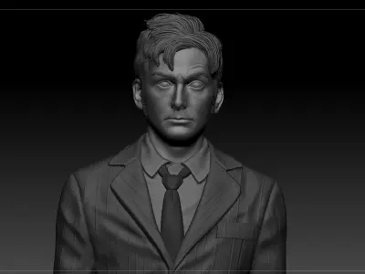 David Tennant - 10th Doctor -  Doctor who 3D print model