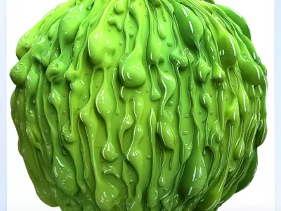 Stylized Slime Seamless Texture Texture