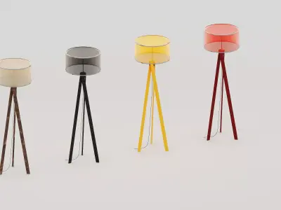 floor lamp 3D model 12