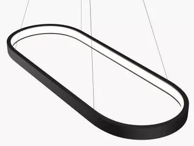 Modern pedant  LED light 1 3D model