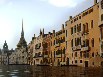Venice Scene 3D model
