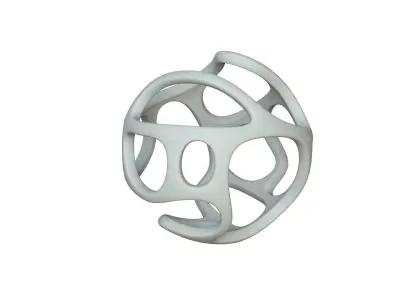 SciFi Cube Object No 21978 Low Poly Shape Texture