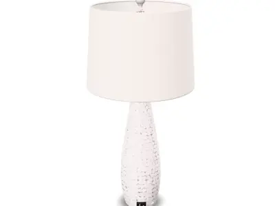 360 Lighting Set of 2 Modern Coastal Table Lamps Low-poly 3D model