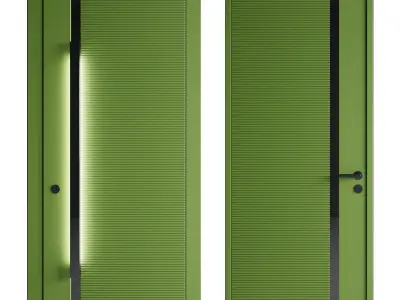 Entrance and interior door 3D model