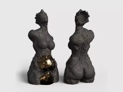 First Born sculpture 3D model