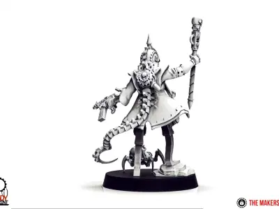 Dark Techno -  Chief of protocol 3D print model