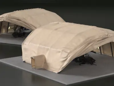  Portable Air Shelter with Combat Chopper 
