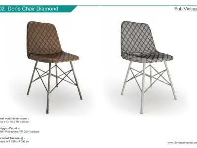 Vintage and Industrial Furniture Collection Segarra 3D model