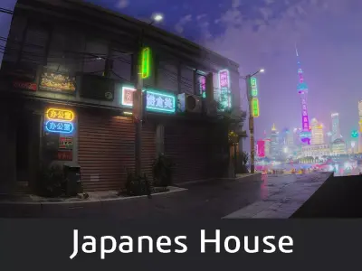 Japanese House 3D model