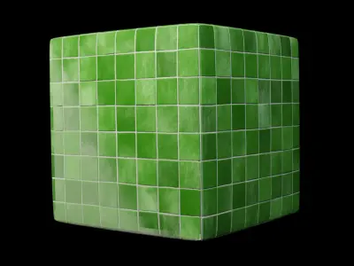 12 PBR Small Zelij Tails Textures For Archviz Texture
