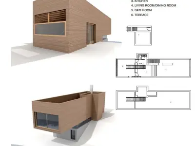 Collection of 30 Premium Modern Houses and Row Bungalows  3D model