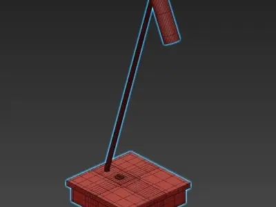 ELAMP desk lamp with base 3D model