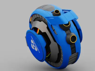 STREET FIGHTER BOT  RIGGED 3D model
