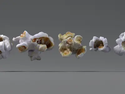  Realistic Popcorn Collection 