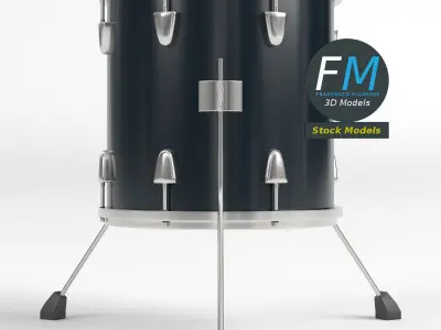 Floor tom drum 3D model