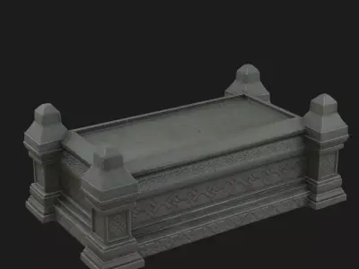 Celtic Sarcophagus 3D model