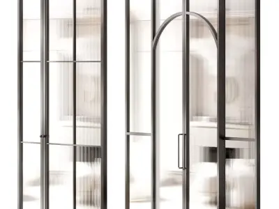 Art deco doors 6 3D model