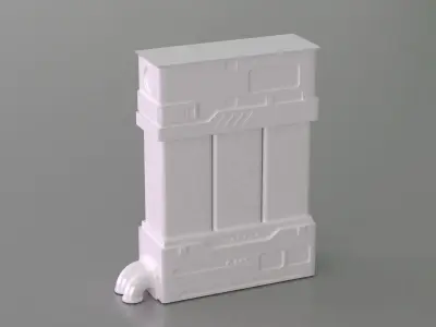 Palmplant cradle Low-poly 3D model