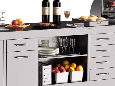 Barbecue 70 3D model