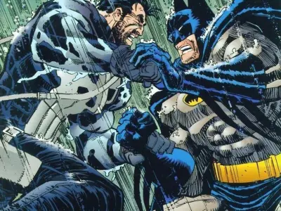 x2 Batman Vs Punisher STL 3d printing collectibles 3D print model