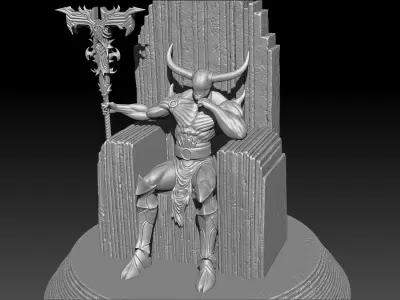 Hell King  3D print model