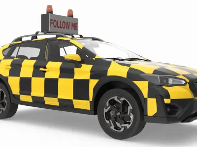  Subaru XV Airport Follow Me Vehicle 