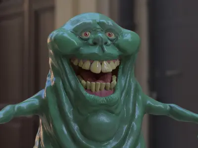 SLIMER 3D MODEL creature flying in air 3D model