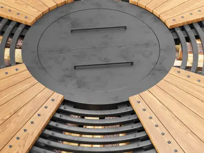 Fire Pit 06 3D model