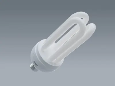 Light Bulb Low-poly 3D model