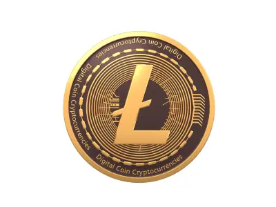 Litecoin v3 001 3D model