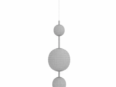 Imperium Loft Beads Perdant Lamp Low-poly 3D model
