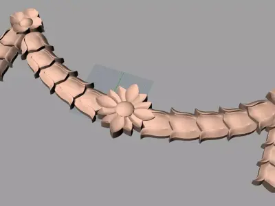 CNC 3D relief design STL format file used for artcam aspire E715 3D model