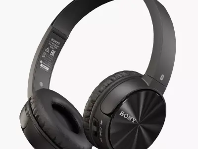 Sony MDR-ZX330BT headphones Low-poly 3D model