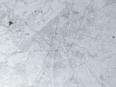Damascus Road Network and Streets 3D model