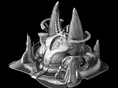 Spacecraft - Terrain Reform Institute 04 3D model