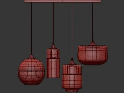 LX 1071 pendant 3D model