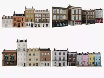 London street houses pack 2