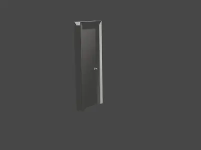 Plain Wood Door 3D model