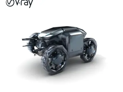 Stealth Infiltration Bot Model Pack with Spy Tools and Camouf... Low-poly 3D model