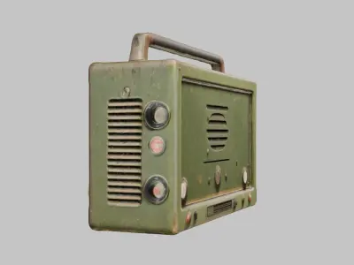 Sci-Fi Crate 3D Model Low-poly 3D model